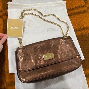 Michael Kors Metallic Chain Bag